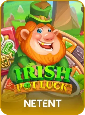 Irish Pot Luck by NetEnt - game cover artwork on KIXO9