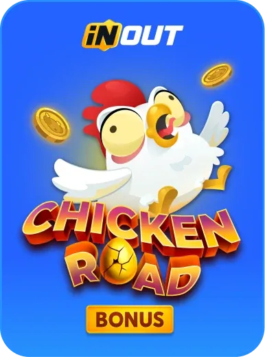 Chicken Road Bonus by InOut - game cover artwork on KIXO9