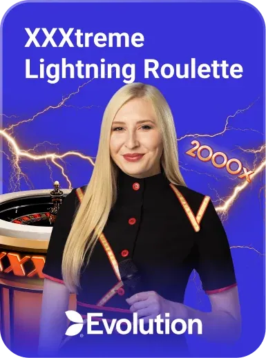 XXXtreme Lightning Roulette by Evolution - game cover artwork on KIXO9