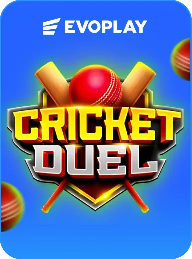 Cricket Duel by Evoplay - game cover artwork on KIXO9