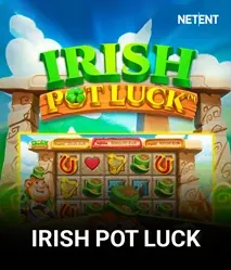 Irish Pot Luck by NetEnt - game cover artwork on KIXO9