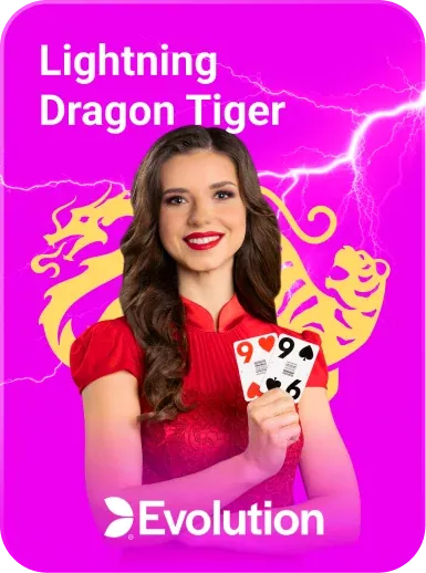 Lightning Dragon Tiger by Evolution - game cover artwork on KIXO9