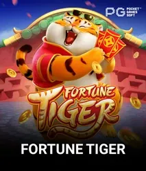 Fortune Tiger by PG Soft - game cover artwork on KIXO9