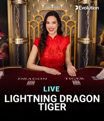 Lightning Dragon Tiger by Evolution - game cover artwork on KIXO9