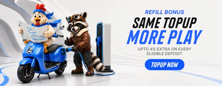 KIXO9 refill bonus: up to 4% extra on deposit. View refill bonus details.