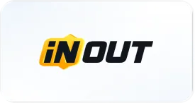 InOut logo - view games on KIXO9