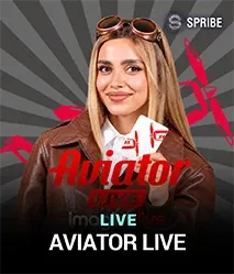 Aviator Live by Spribe - game cover artwork on KIXO9