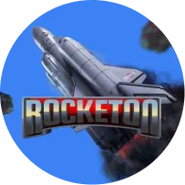 Rocketon by Galaxsys - game cover artwork on KIXO9