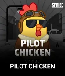 Pilot Chicken by Spribe - game cover artwork on KIXO9