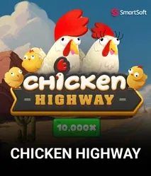 Chicken Highway by Smartsoft - game cover artwork on KIXO9