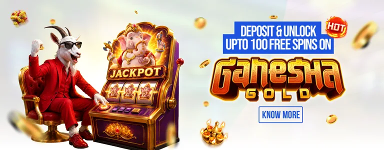 KIXO9 Ganesha Gold promotion: 100 free spins on deposit. View bonus details.