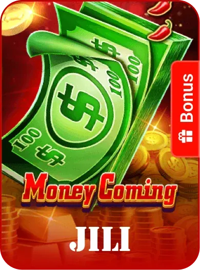 Money Coming by JILI - game cover artwork on KIXO9